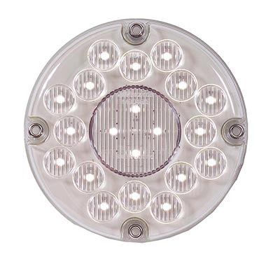 7" White Back Up Bus Light