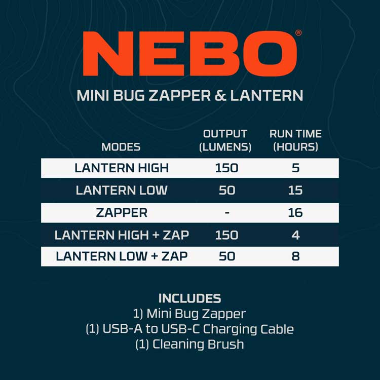 Nebo Mini Bug Zapper & Lantern