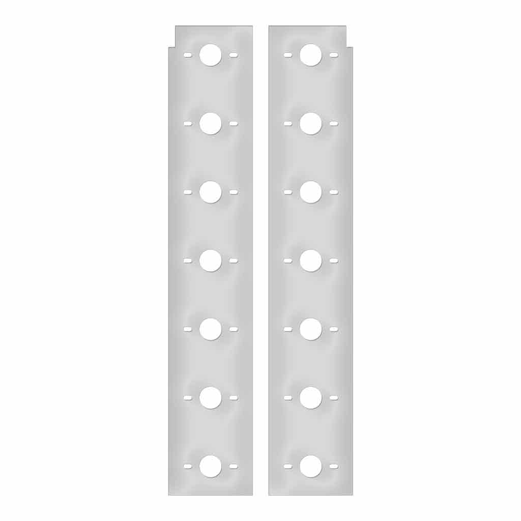 Peterbilt 389/388 2010+ Front 15″ Premium Air Cleaner LED Light Bars