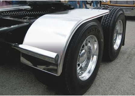 66" Smooth Half Fenders (35"-31") - 16 Ga. with Standard Mounting Kit