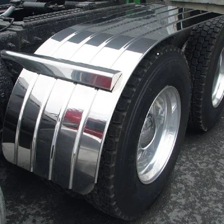 66" Half Fender Ribbed Bead Edge 16Ga (25"-35") with Standard Mount Kit