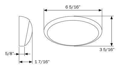 LED Porch Light Black Base