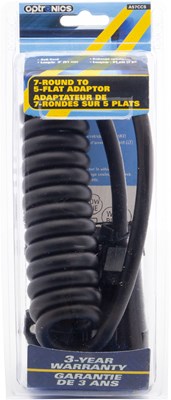 7 Round To 5 Flat Coiled Extension Harness