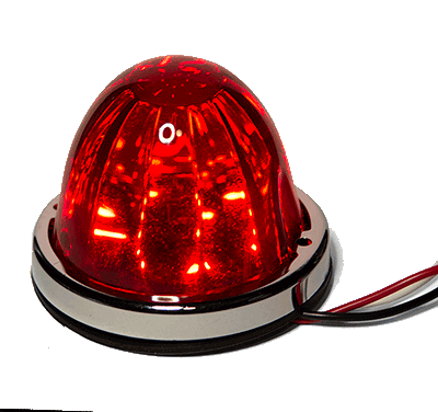 Valley Chrome Watermelon Glass Lens LED Light – Classic Style, Modern LED