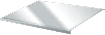Stainless Steel Rear Deck Plate 48"x33"