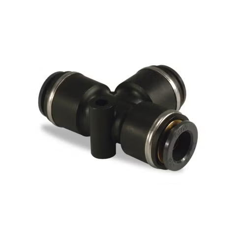 Push-Lock Air Brake Fitting Union Tee 1/8"