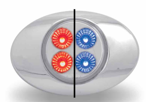 Generation 4 Red Marker to Blue Auxiliary LED Light – 10 Diodes