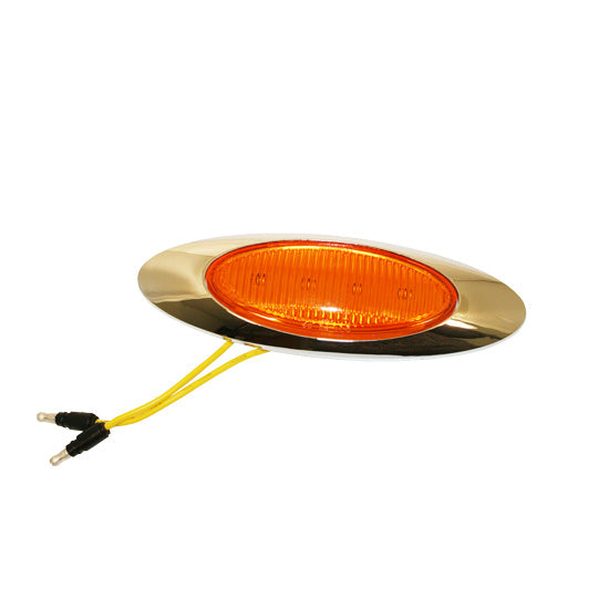 M1 Original Amber 4-LED With Chrome Bezel