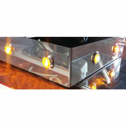 3" Seat Base Cover Stainless Steel 8 3/4"