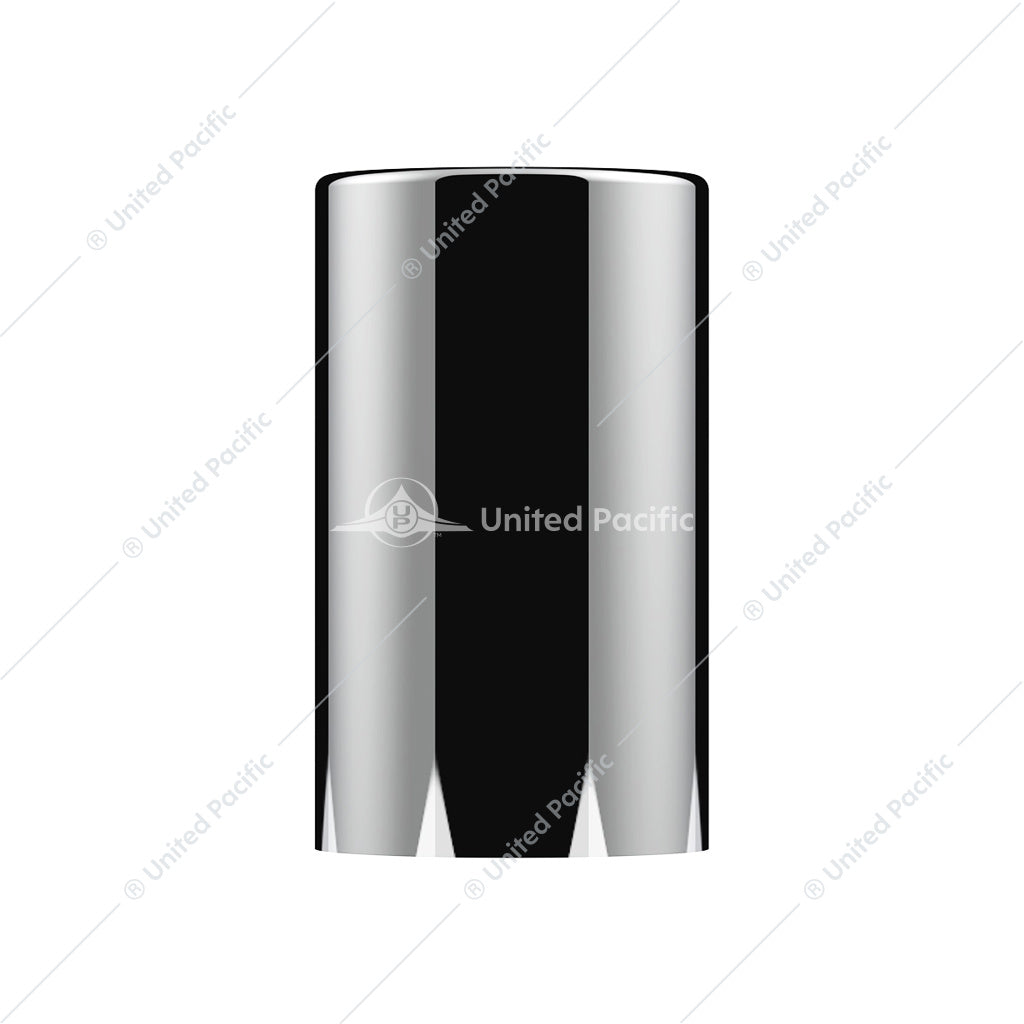 33mm x 3-1/2" Chrome Plastic Cylinder Nut Cover - Thread-On -SINGLE