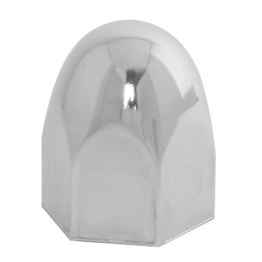 Chrome Steel Push-On Bullet Style Lug Nut Cover w/o Flange