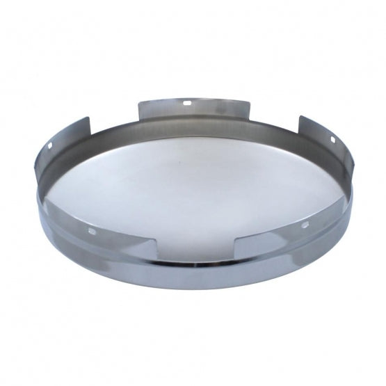 5 Even Notched Chrome Dome Front Hub Cap - 3/4" Side Wall