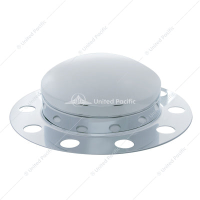 Chrome Dome Front Axle Cover 3PC Kit for Steel/Aluminum Wheel