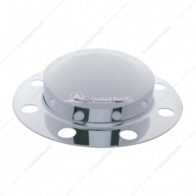 Chrome Dome Front Axle Cover Kit - Steel/Aluminum Wheel With 33mm Nut Cover (2-Pack)