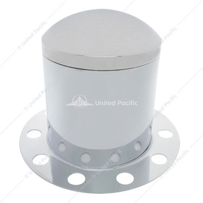 Chrome Dome Rear Axle Cover Kit - Steel/Aluminum Wheel With 33mm Nut Cover  (3-Pack)