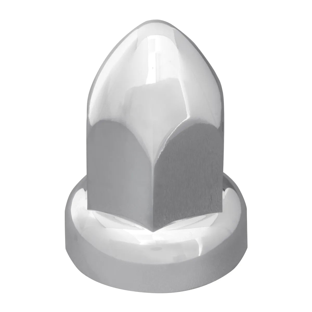Bullet Chrome Plastic Push-On Lug Nut Cover