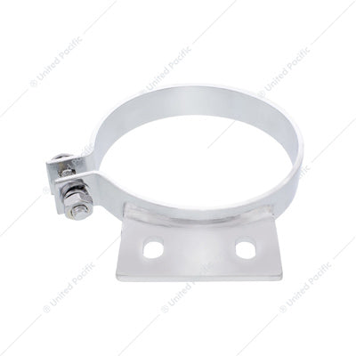 5" Chrome Exhaust Clamp for Peterbilt