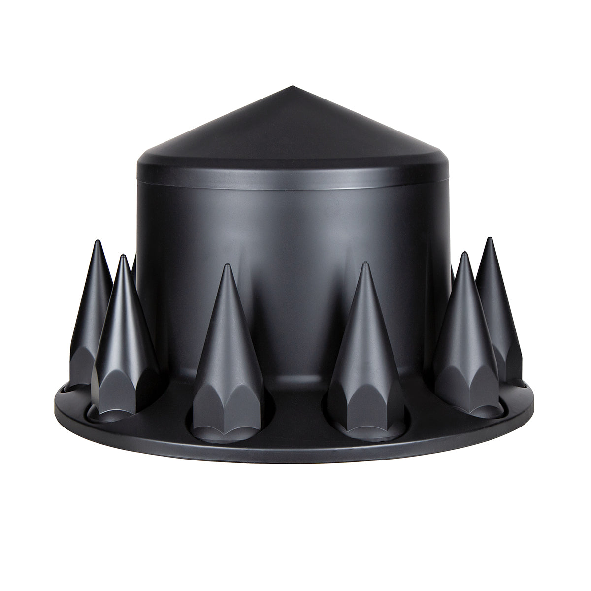 Pointed Axle Cover Combo Kit With 33mm Spike Nut Covers & Nut Covers Tool - Matte Black