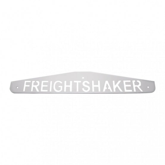 Chrome Freightshaker Bottom Mud Flap Plate - Bolt Thru 4" X 24"