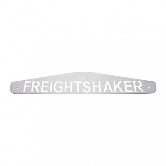 Chrome Freightshaker Bottom Mud Flap Plate - Bolt Thru 4" X 24"