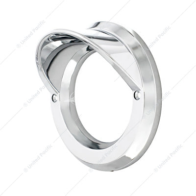 Chrome Plastic Bezel with Visor 2-1/2"
