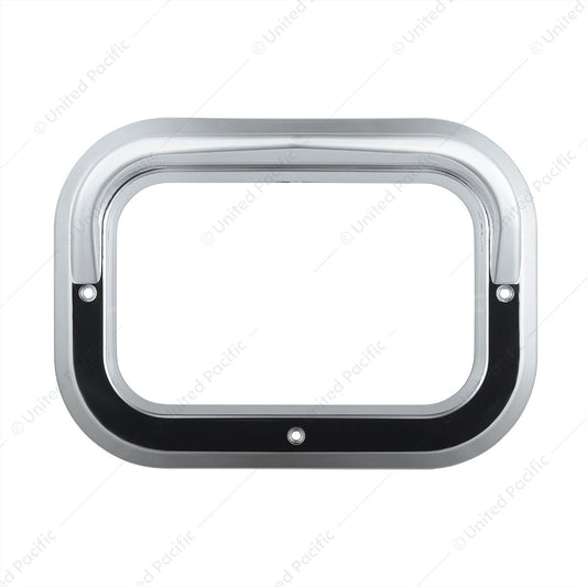 Rectangular Light Bezel With Visor