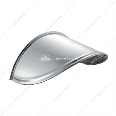 7" Stainless Steel Round Extended Headlight Visor