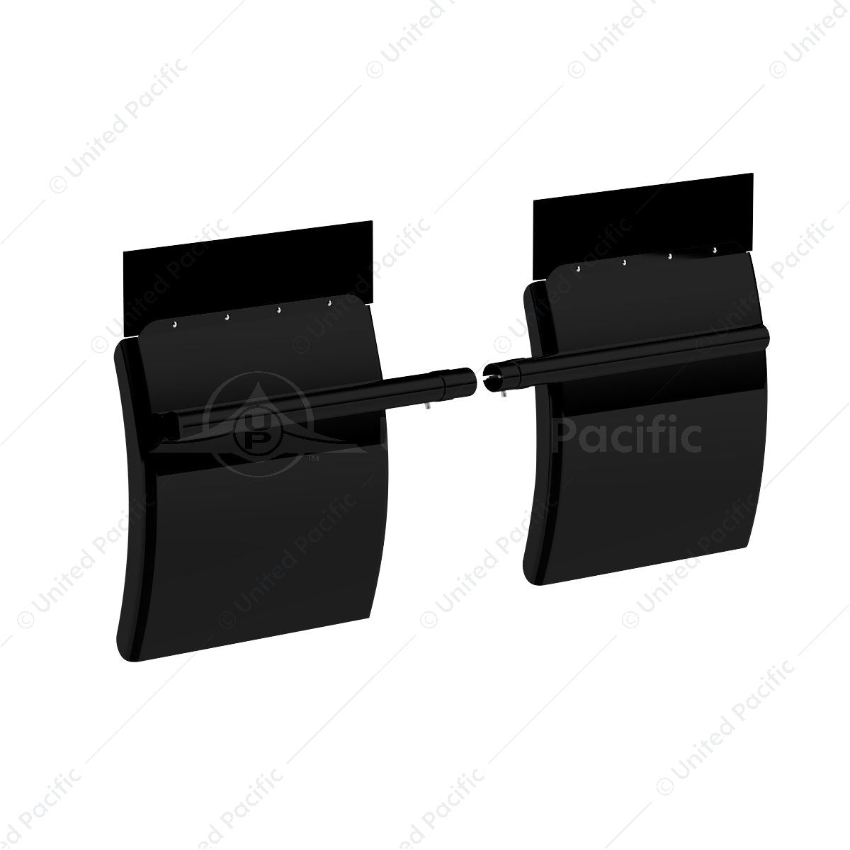24" X 24" "Competition Series" Heavy Duty Black Poly Quarter Fender Set (Q.C check)