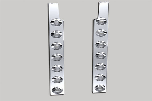 Peterbilt 589 Rear Air Cleaner Light Bars M3 Red / Clear