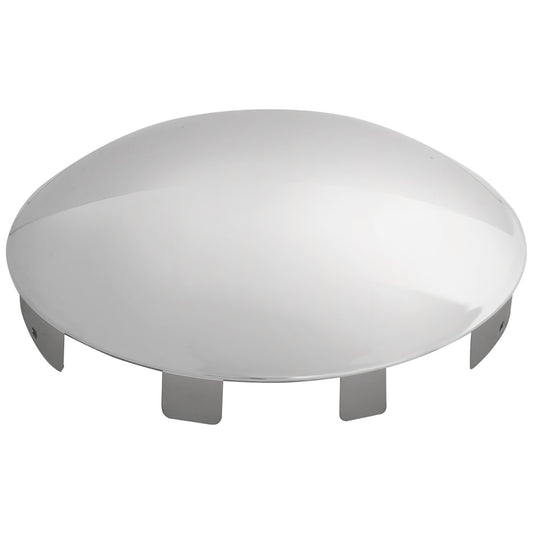 Universal Front Hub Cap- Stainless Steel, 1" Lip, 6 Notches