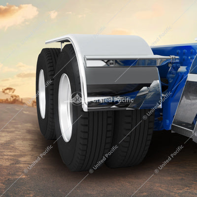 80" 430 Stainless Steel (16ga) Smooth Half Fender - SE Series