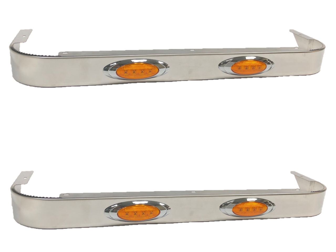 Clear Amber Sleeper Panel 36" Peterbilt