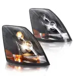Passenger Side Black Headlight for 2004-2017 Volvo VNL Truck