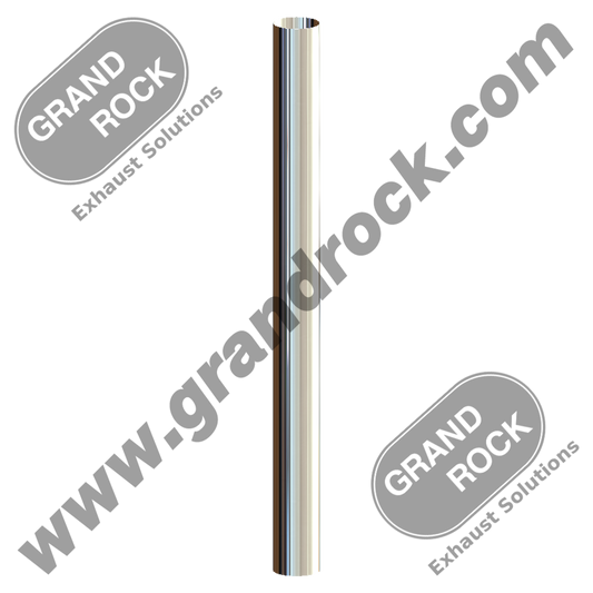5" X 60" O.D. Chrome Straight Pipe