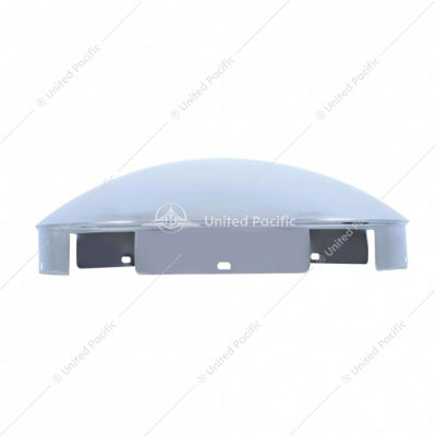 5 Even Notched Stainless Steel Dome Front Hubcap - 1" Lip