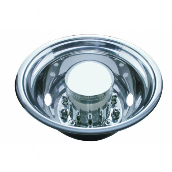 22-1/2" O.D. Stainless Rear Wheel Simulator Set - 2 Vent Hole, Hub Piloted