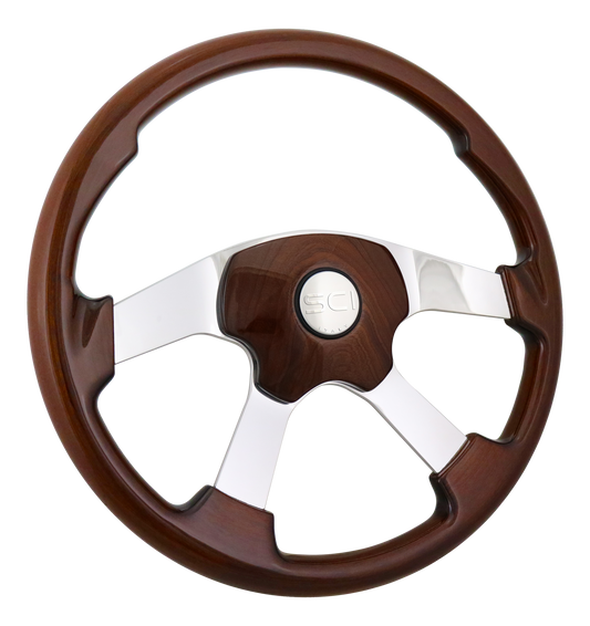 18 " Wildwood Mahogany Steering Wheel