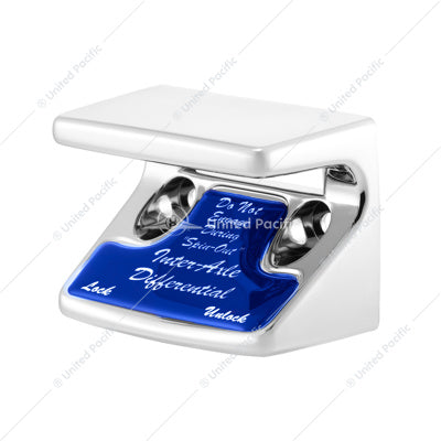 Blue Axle/Differential Switch Guard Sticker for 1990-2010 Freightliner Classic