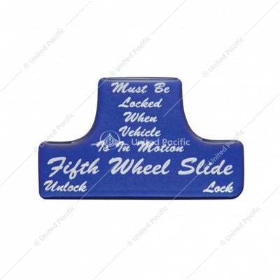 Blue Fifth Wheel Switch Guard Sticker only for Freightliner FLD and Classic