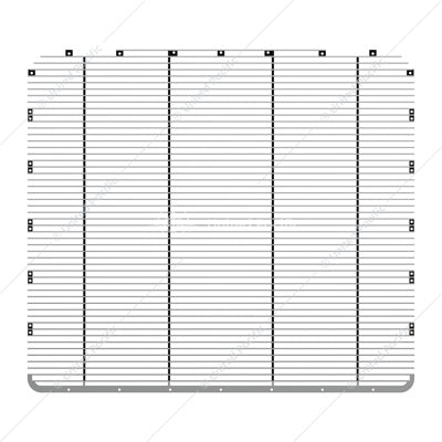 Peterbilt 389 Billet Style Grill Aluminum