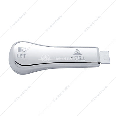 Image of the United Pacific Freightliner Century/Coronado/Columbia Chrome Turn Signal Handle Part # 21059