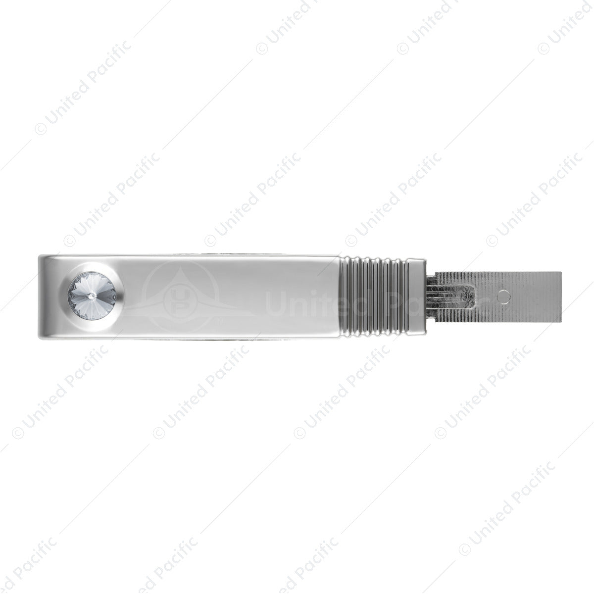 Chrome Turn Signal Lever with Clear Diamond
