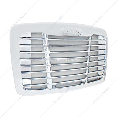 CHROME GRILLE WITH CHROME BUG SCREEN FOR 2008-2017 FREIGHTLINER CASCADIA