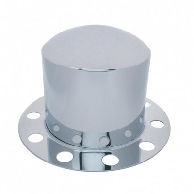 Stainless Steel Dome Rear Axle Cover 2PC Kit For 33mm Nut Cover - Steel or Aluminum Wheel