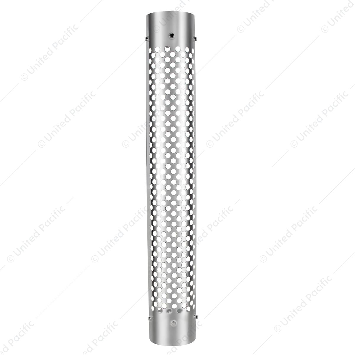 Exhaust Stack Shield 5" Diameter Pipe - Round Slot 48" 180 Degree Premium Stainless Steel