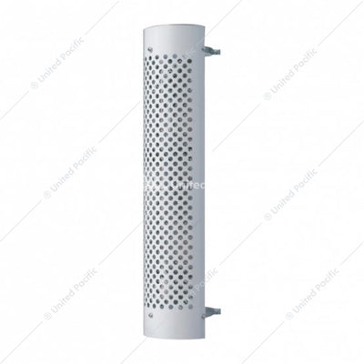 48" Stainless Exhaust Heat Shield For 7" Exhaust - Round Slot