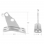 Peterbilt Angled Cab Bracket 4 Bolt Mount