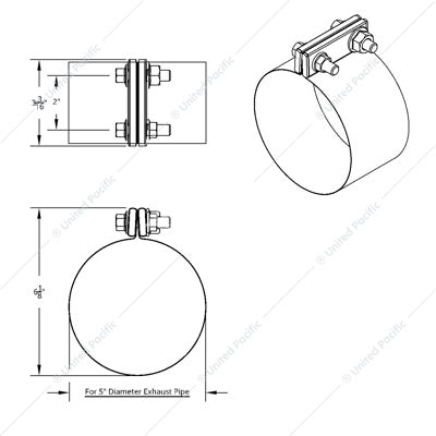 5" Stainless Flex Seal Clamp