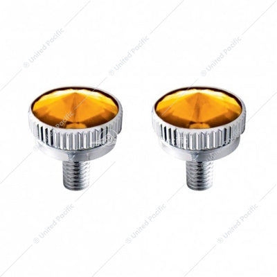 5MM CB Mounting Bolt with Amber Crystal (2-Pack)