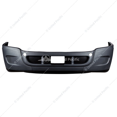 COMPLETE 3-PIECE FRONT BUMPER SET WITHOUT FOG LIGHT HOLE FOR 2008-2017 FREIGHTLINER CASCADIA